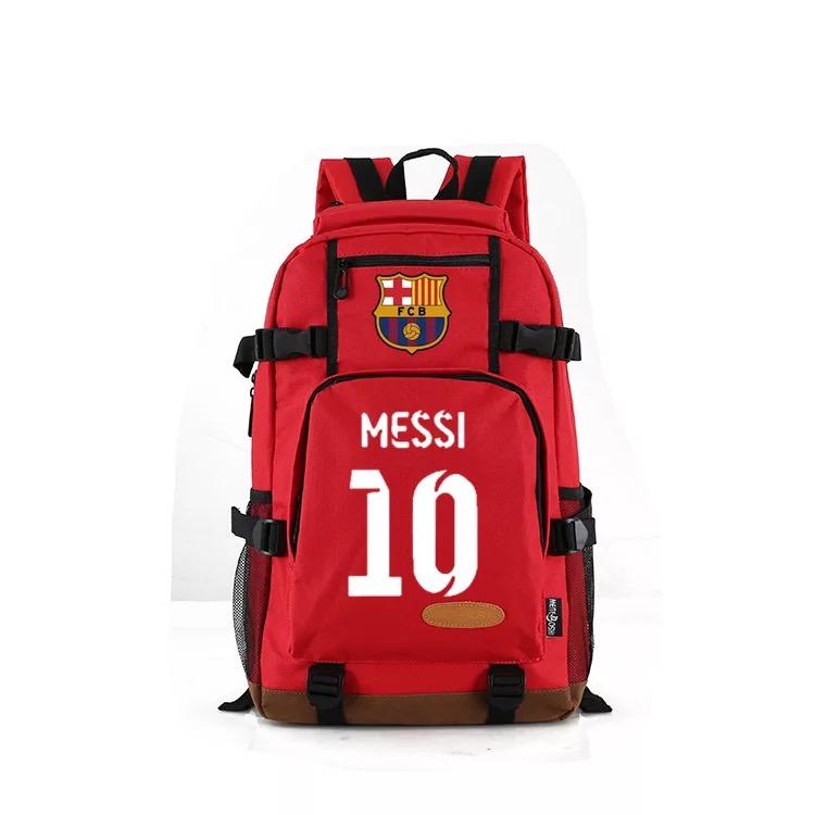 Football Lionel School Bookbag Travel Backpack Bags