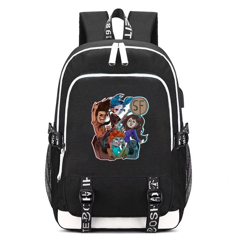 Game Sally Face Backpacks Kids School Bags Teenagers Backpack 16 Inch