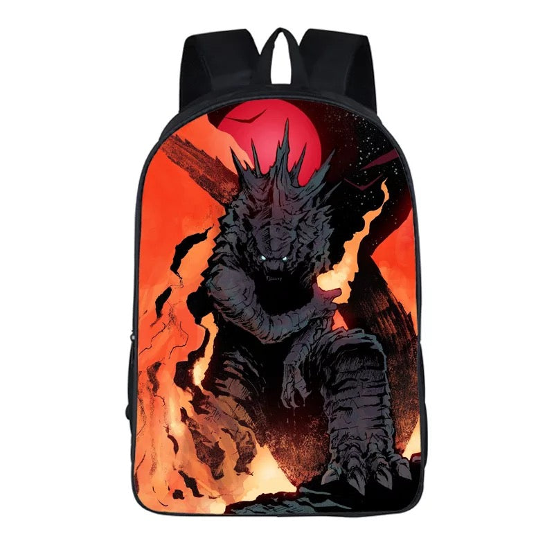 Godzilla Backpack School Sports Bag for Kids