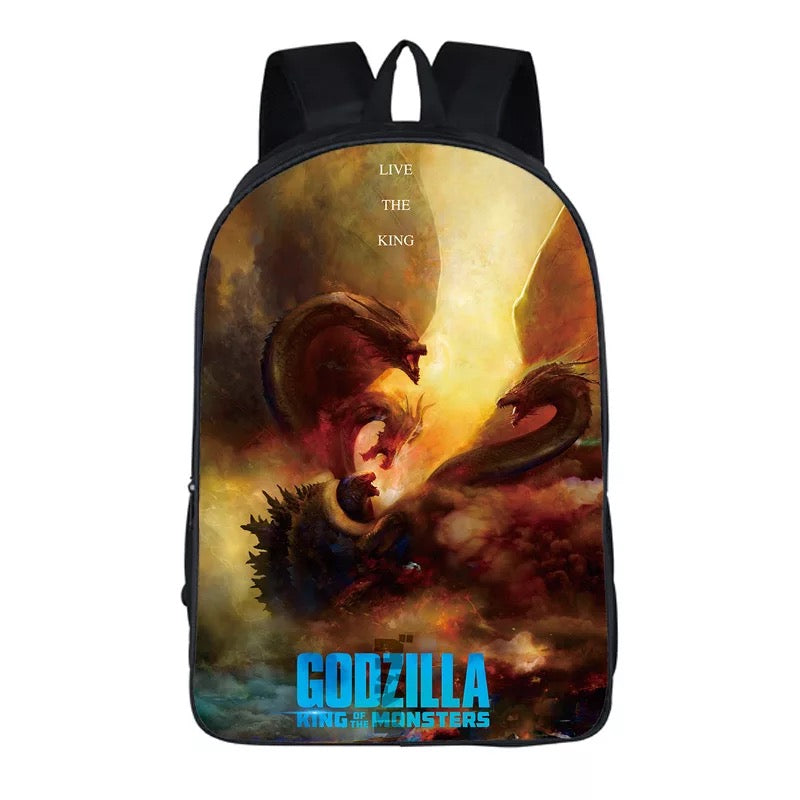 Godzilla Backpack School Sports Bag for Kids