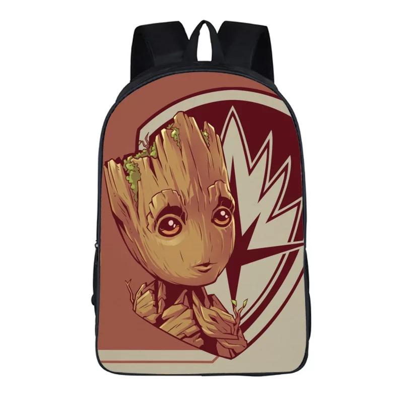 Guardians of the Galaxy Groot Cosplay Backpack School Notebook Bag