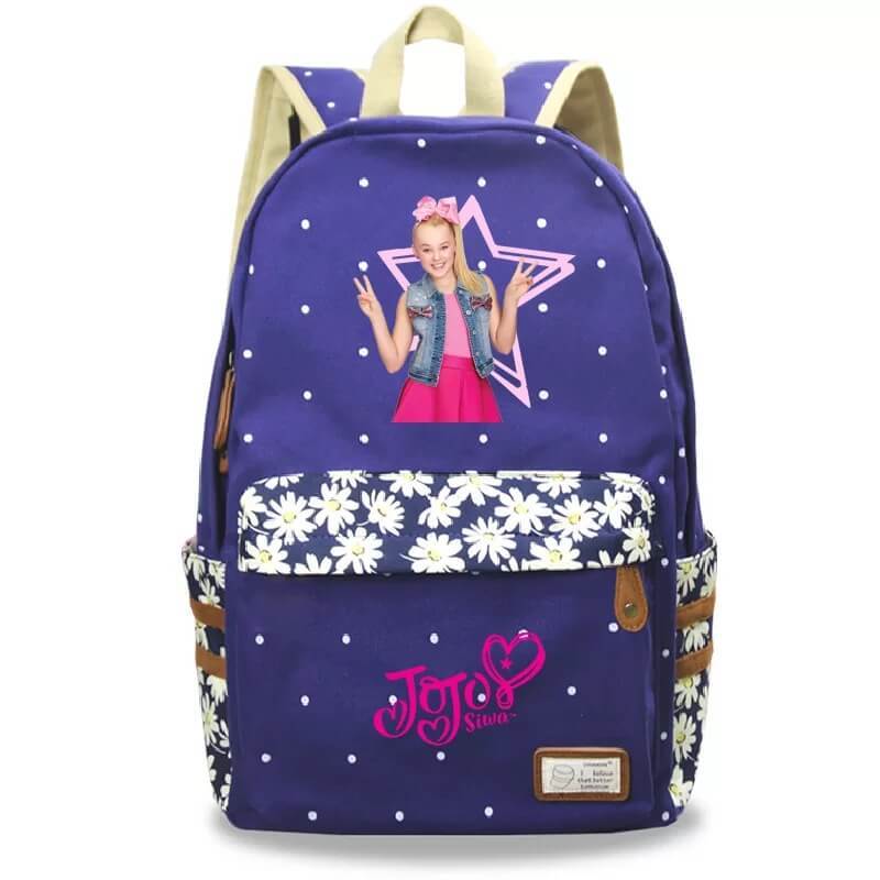 Superstar JoJo Siwa Fashion Canvas Travel Backpack School Bag