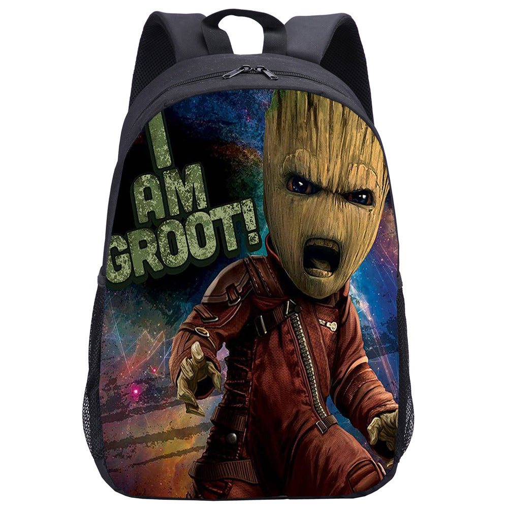 I Am Groot  Backpack School Notebook Bag