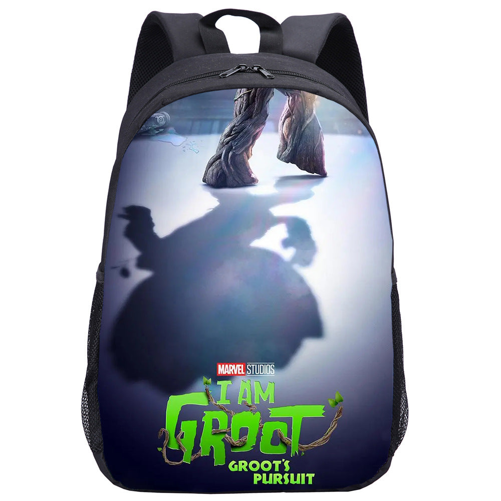 I Am Groot  Backpack School Notebook Bag