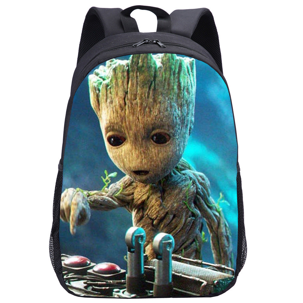 I Am Groot  Backpack School Notebook Bag