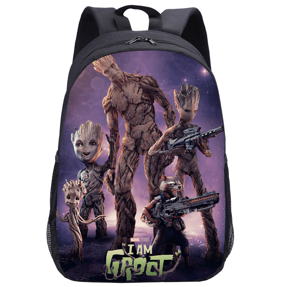 I Am Groot  Backpack School Notebook Bag