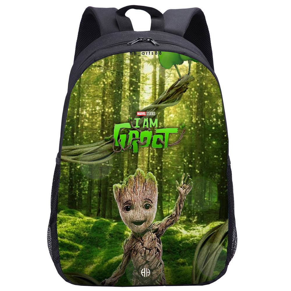 I Am Groot  Backpack School Notebook Bag