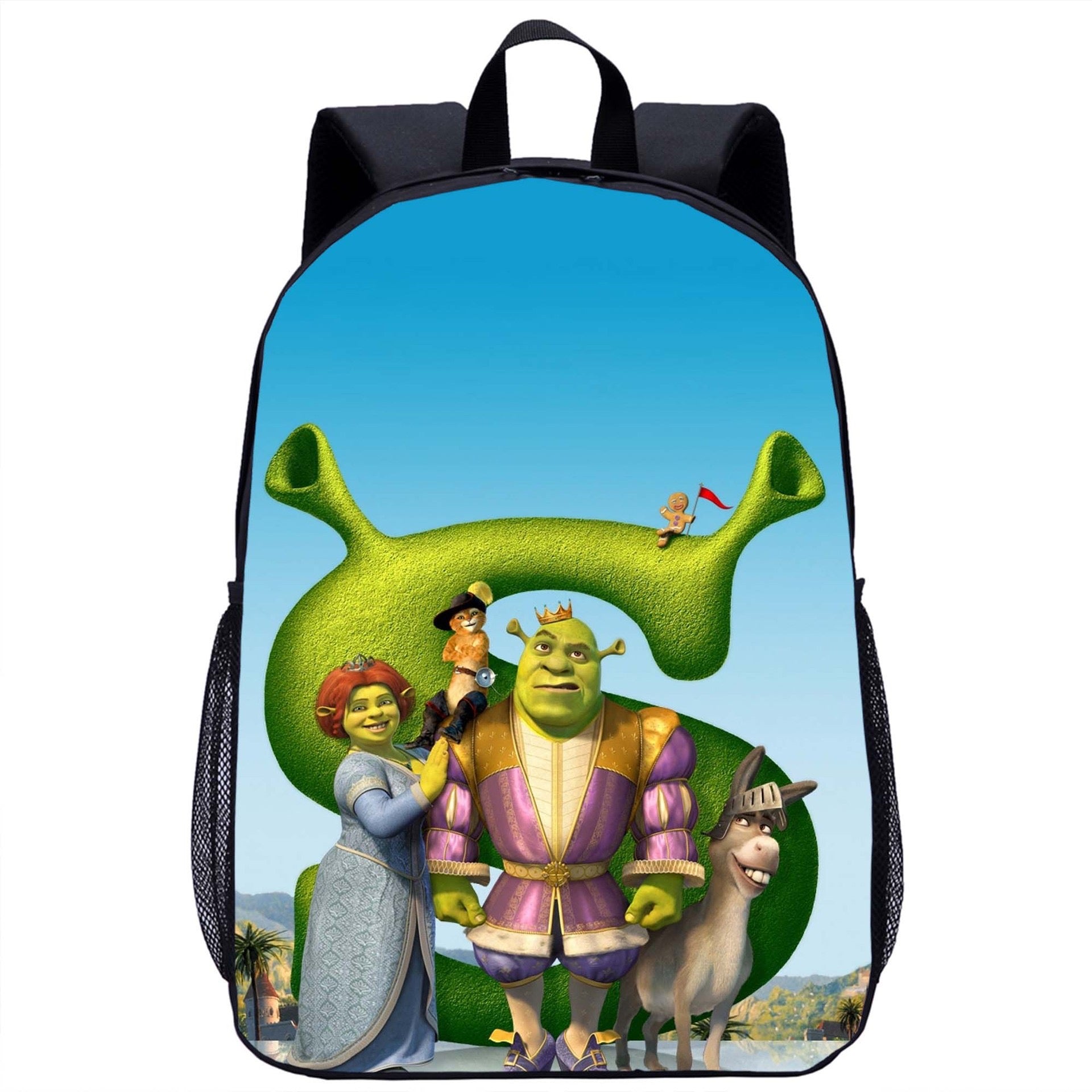 Shrek Backpack School Sports Bag for Kids Boy and Girl