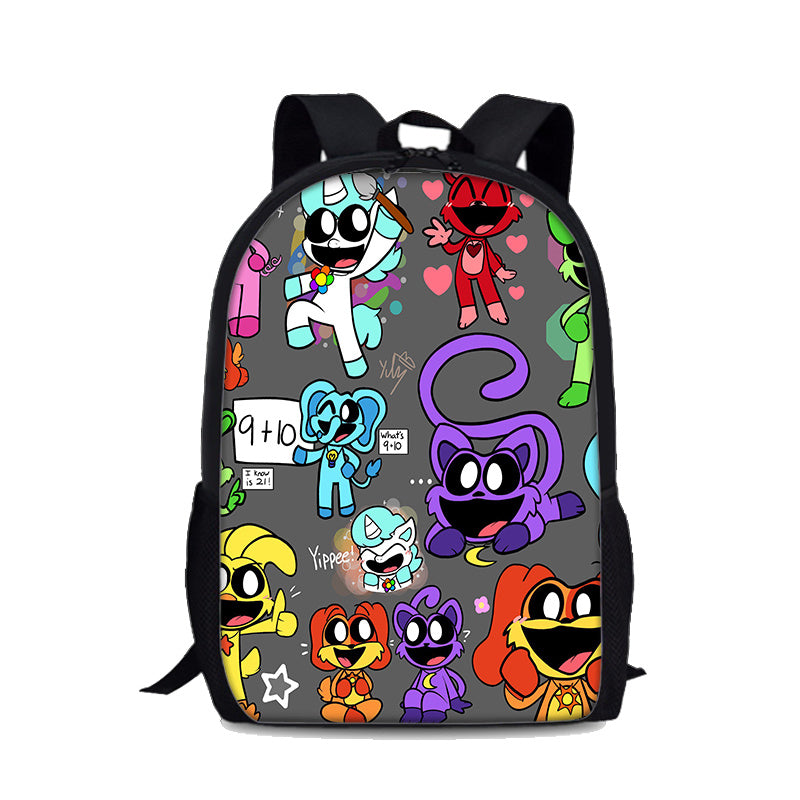 Smiling Critters Backpack School Sports Bag for Kids Boy Girl