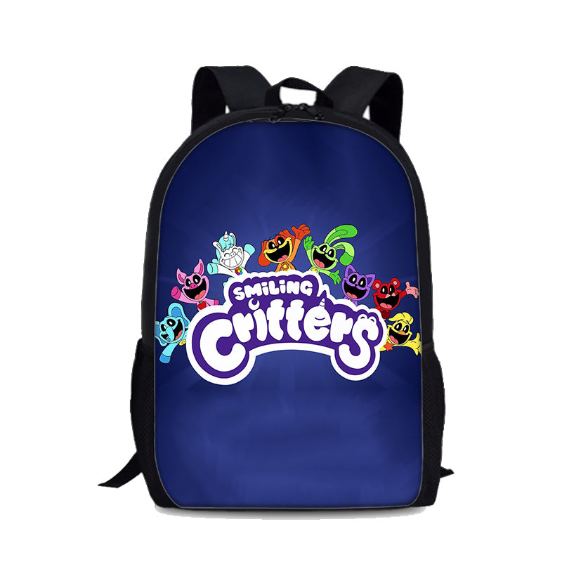 Smiling Critters Backpack School Sports Bag for Kids Boy Girl