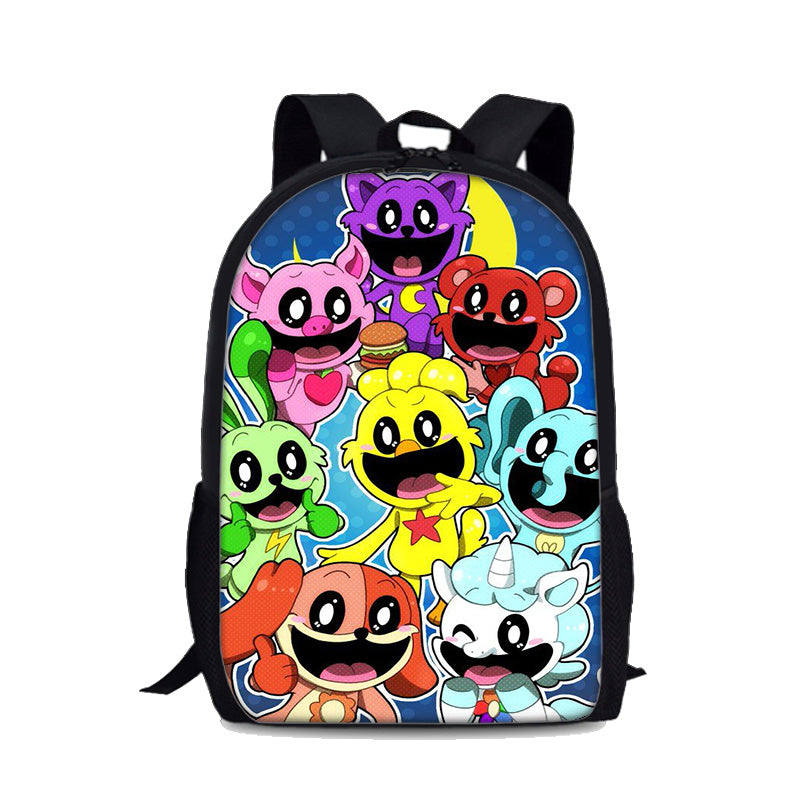 Smiling Critters Backpack School Sports Bag for Kids Boy Girl