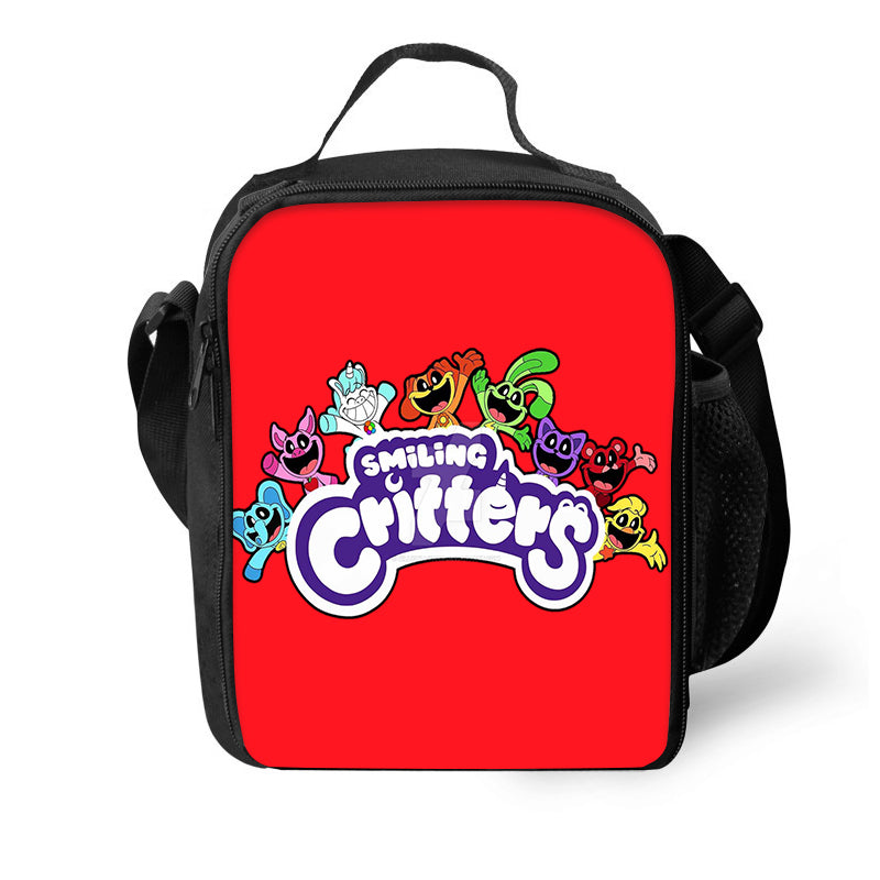 Smiling Critters Lunch Box Bag Lunch Tote For Kids