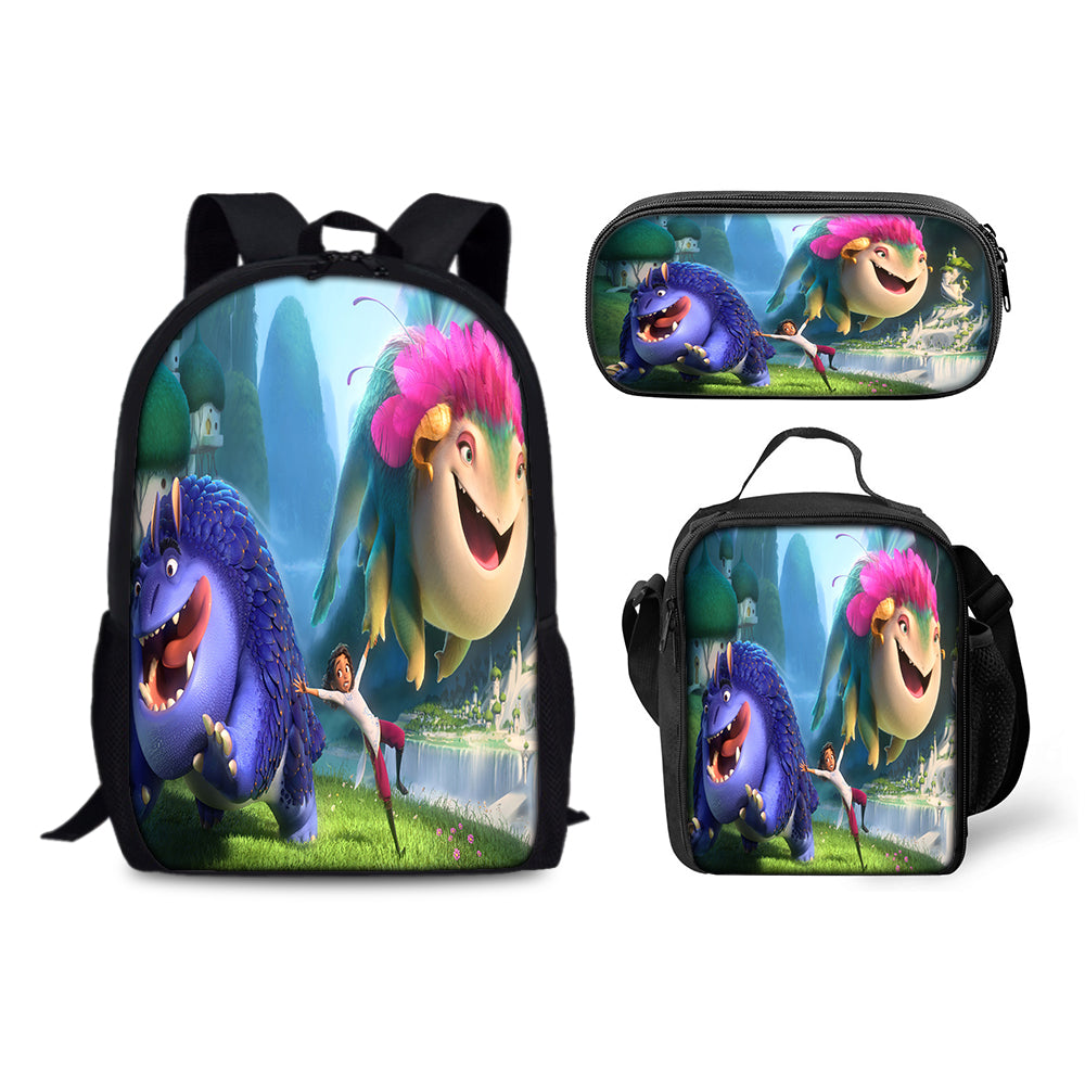 Spellbound Schoolbag Backpack Lunch Bag Pencil Case 3pcs Set Gift for Kids Students