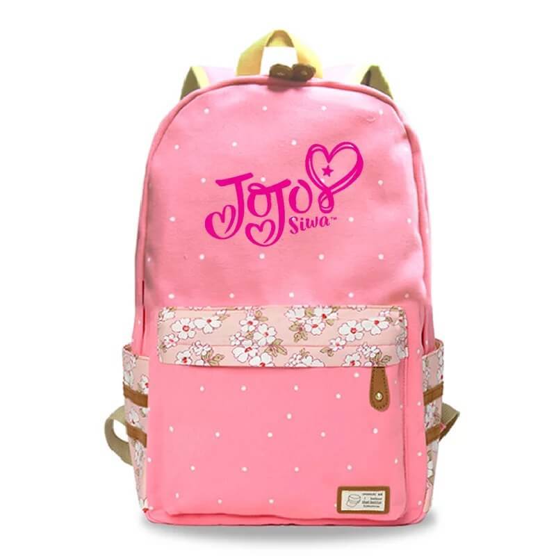 Superstar JoJo Siwa Fashion Canvas Travel Backpack School Bag