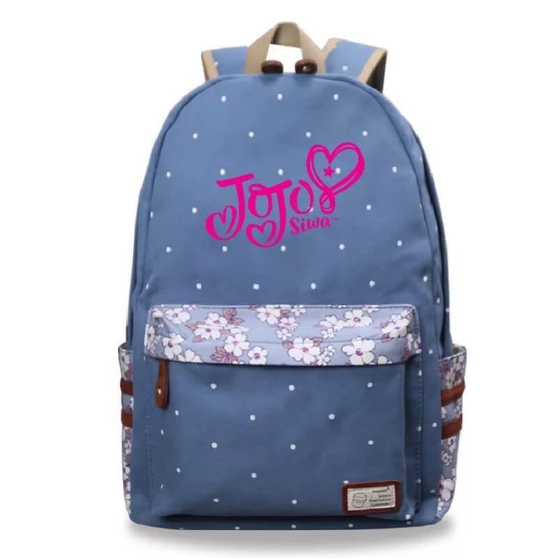 Superstar JoJo Siwa Fashion Canvas Travel Backpack School Bag