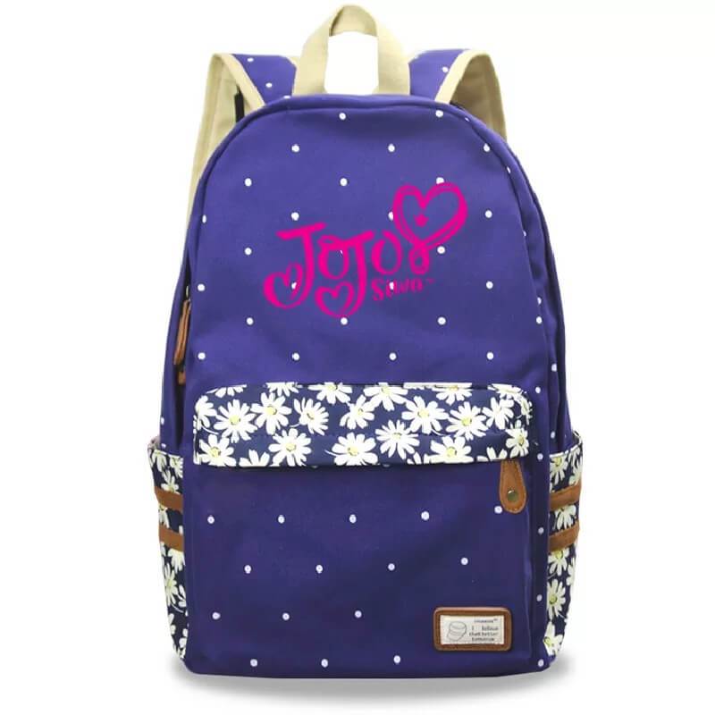 Superstar JoJo Siwa Fashion Canvas Travel Backpack School Bag