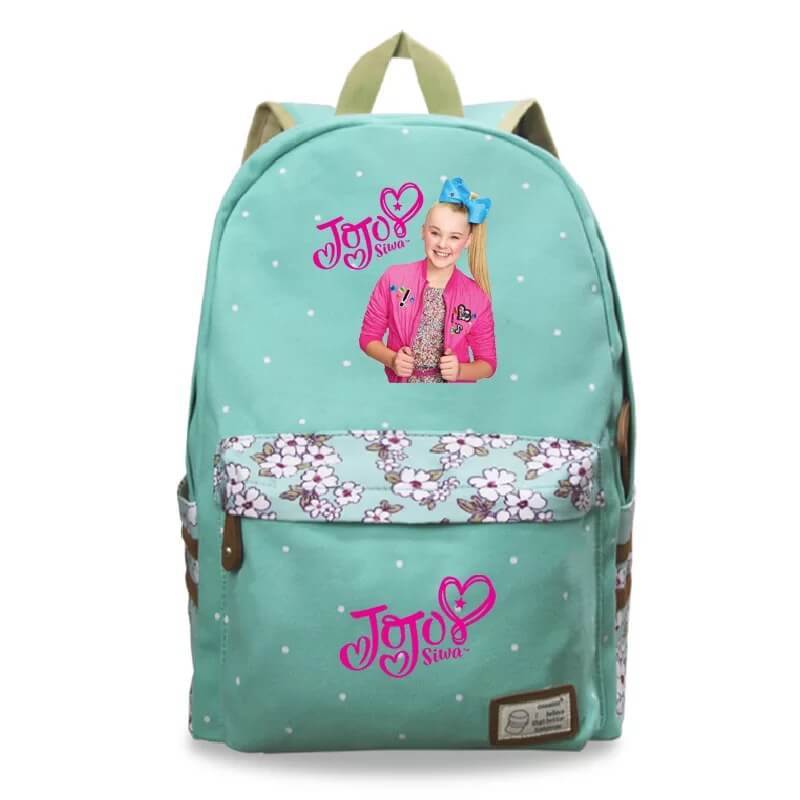 Superstar JoJo Siwa Fashion Canvas Travel Backpack School Bag