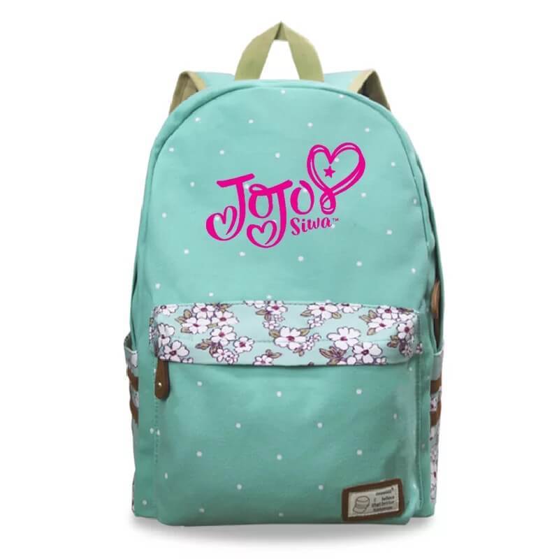 Superstar JoJo Siwa Fashion Canvas Travel Backpack School Bag