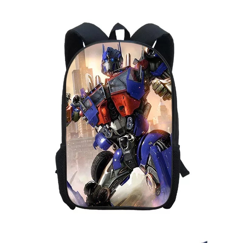 Transformers Optimus Prime Backpack School Sports Bag