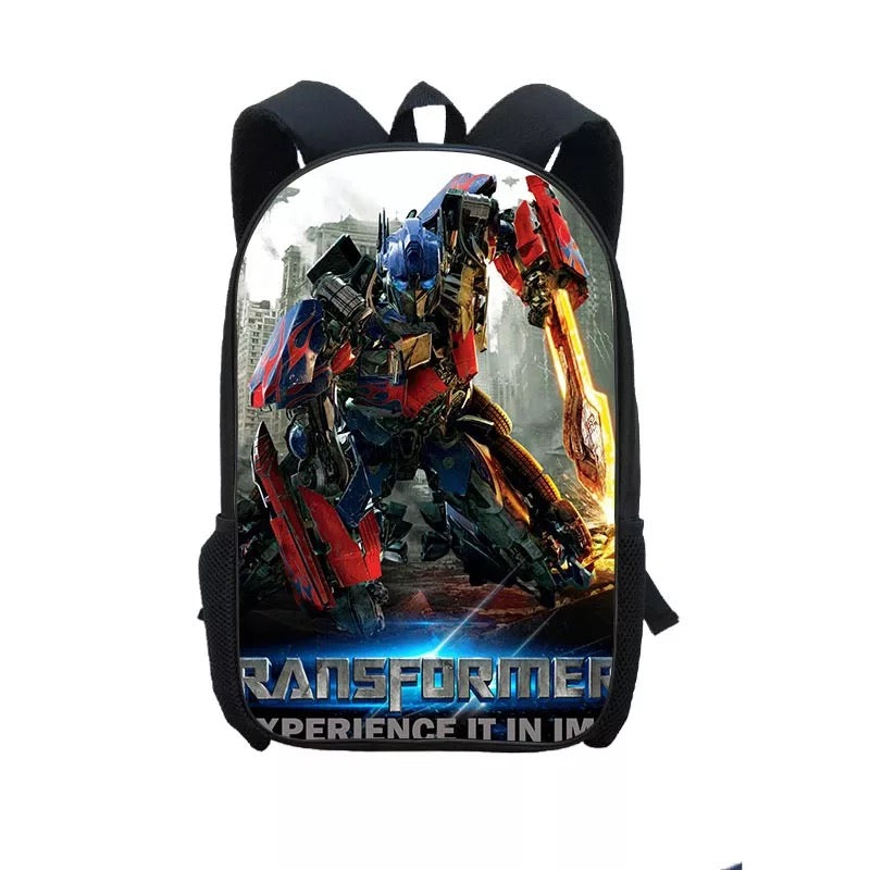 Transformers Optimus Prime Backpack School Sports Bag