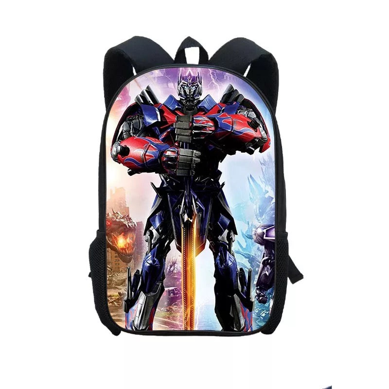 Transformers Optimus Prime Backpack School Sports Bag