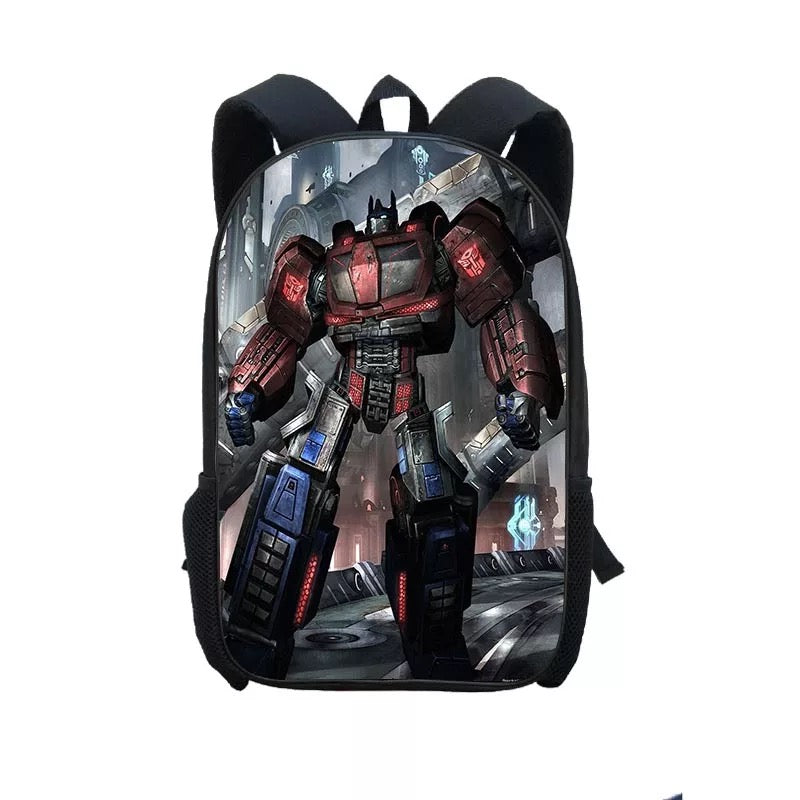 Transformers Optimus Prime Backpack School Sports Bag