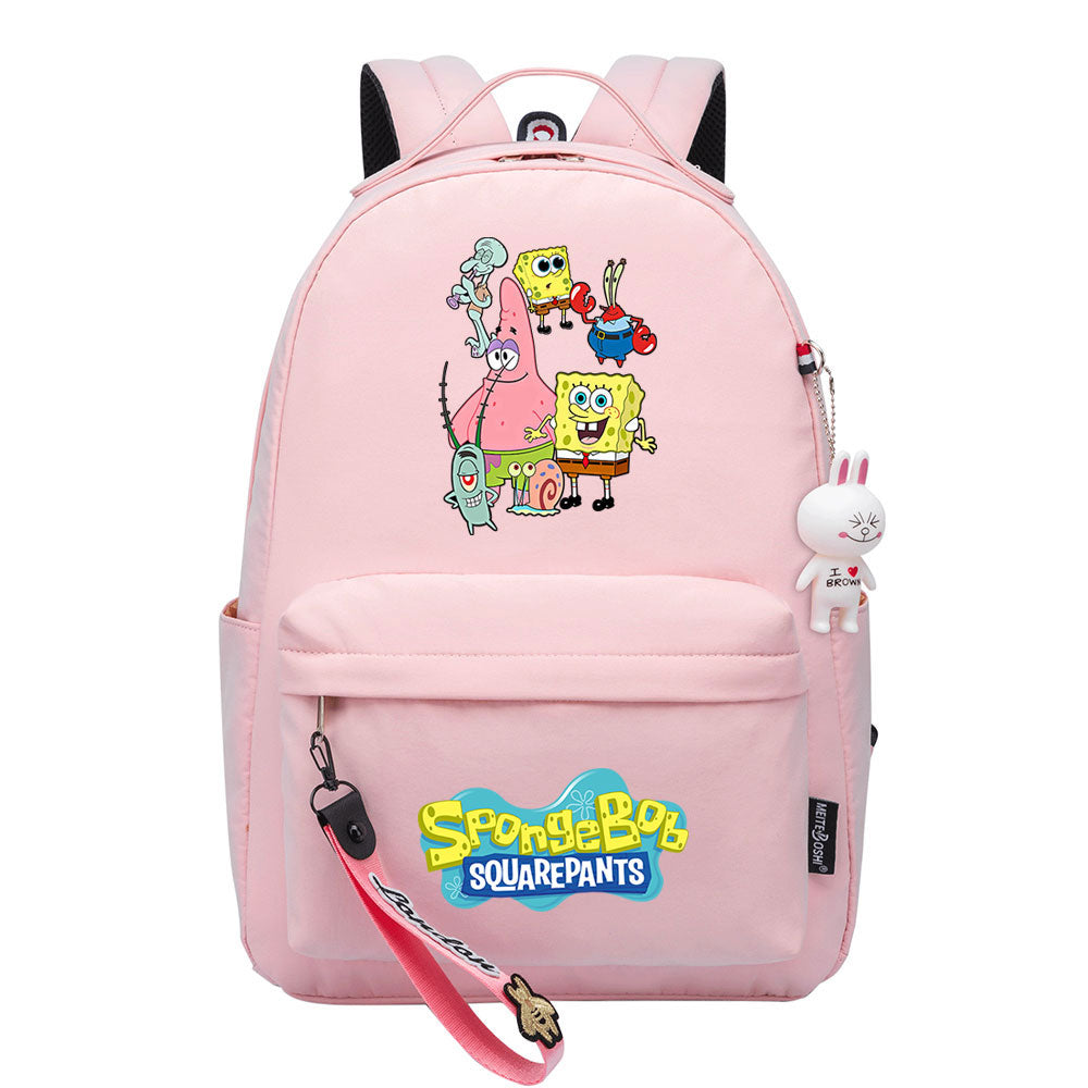 SpongeBob SquarePants Backpack Shoolbag Notebook Bag Gifts for Kids Students