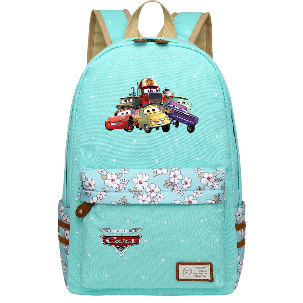 Cars Lightning Fashion Canvas Travel Backpack School Bag