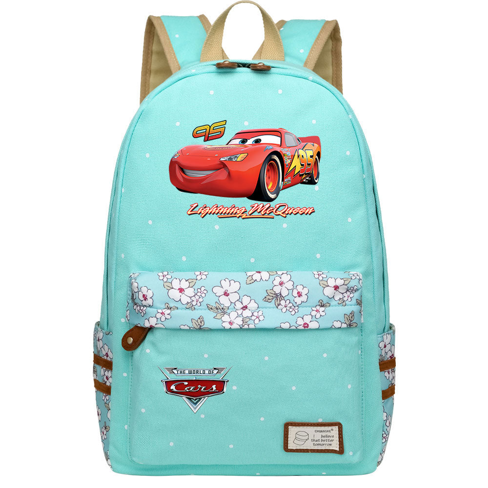 Cars Lightning Fashion Canvas Travel Backpack School Bag