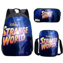 Strange World Schoolbag Backpack Lunch Bag Pencil Case 3pcs Set Gift for Kids Students