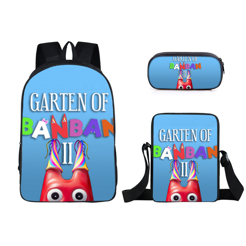 Garten of banban Schoolbag Backpack Lunch Bag Pencil Case 3pcs Set Gift for Kids Students