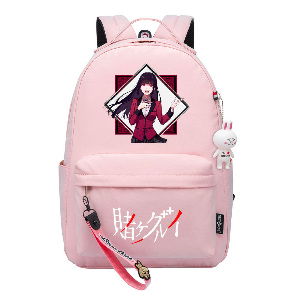 Kakegurui Cosplay Backpack School Bag Water Proof