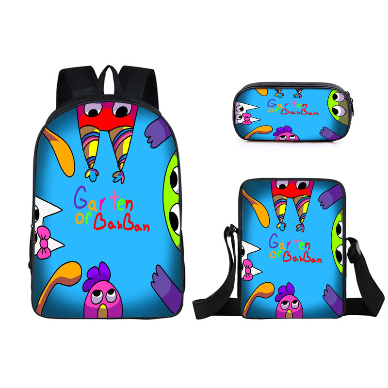 Garten of banban Schoolbag Backpack Lunch Bag Pencil Case 3pcs Set Gift for Kids Students