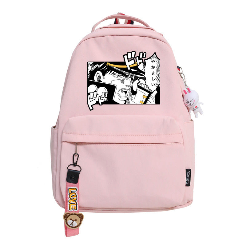 JoJo's Bizarre Adventure Cosplay Backpack School Bag Water Proof