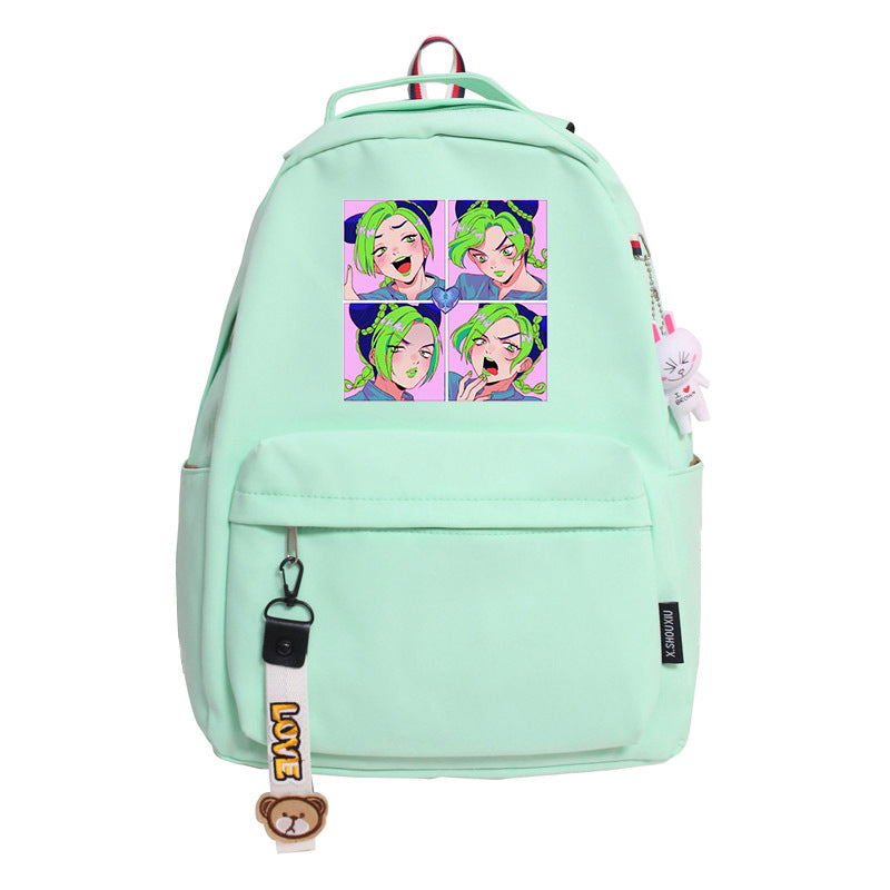 JoJo's Bizarre Adventure Cosplay Backpack School Bag Water Proof