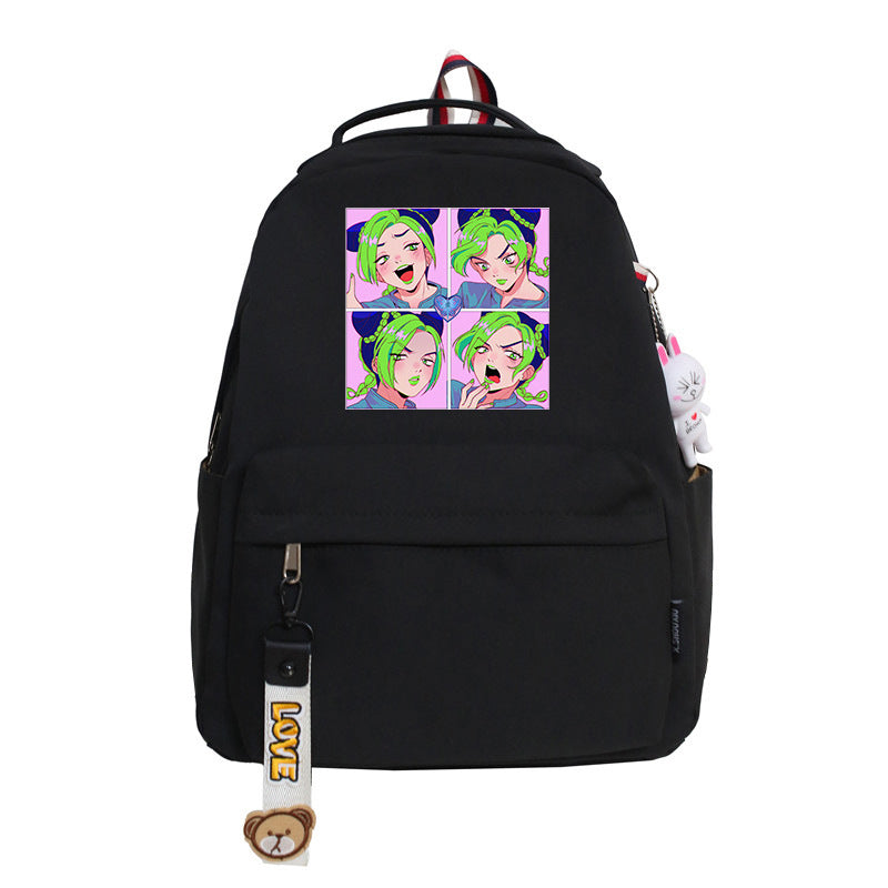 JoJo's Bizarre Adventure Cosplay Backpack School Bag Water Proof