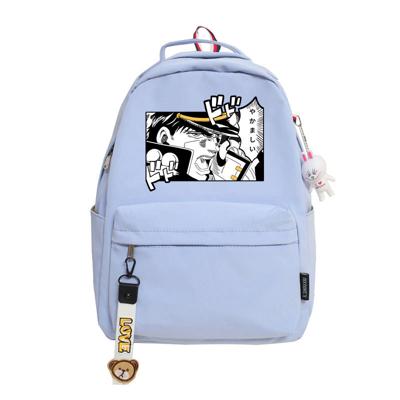 JoJo's Bizarre Adventure Cosplay Backpack School Bag Water Proof