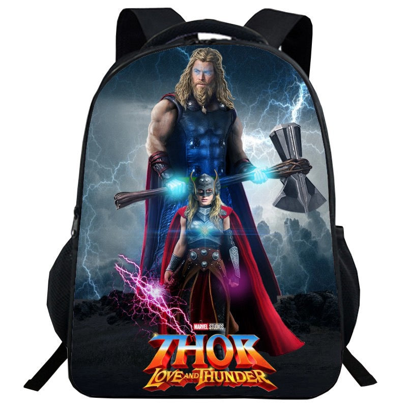 Thor: Love and Thunder Students School Bags Set Boys Backpack Lunch Bag Pen  Bags