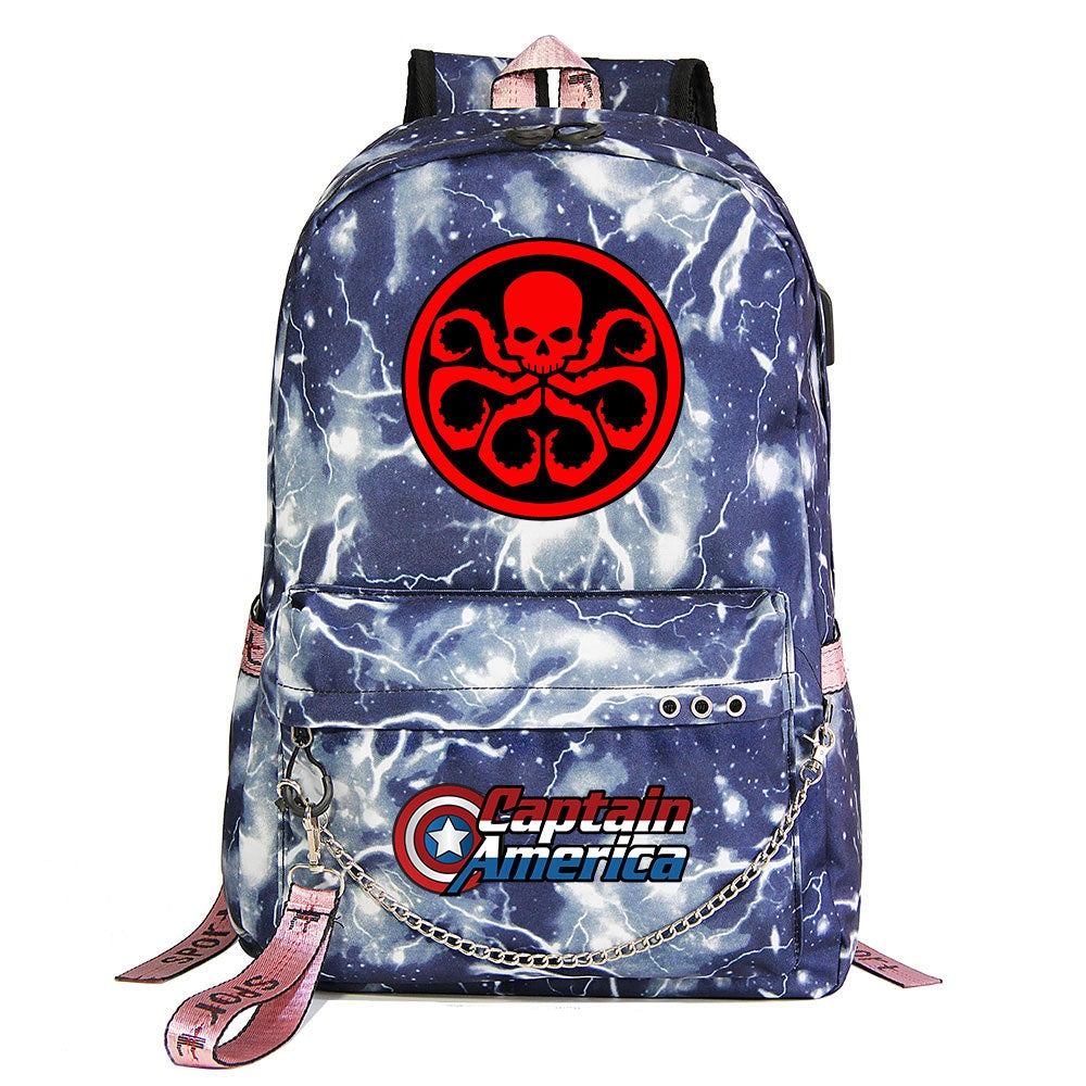 HYDRA Shool Bag Backpack USB Charging Students Notebook Bag for Kids Gifts