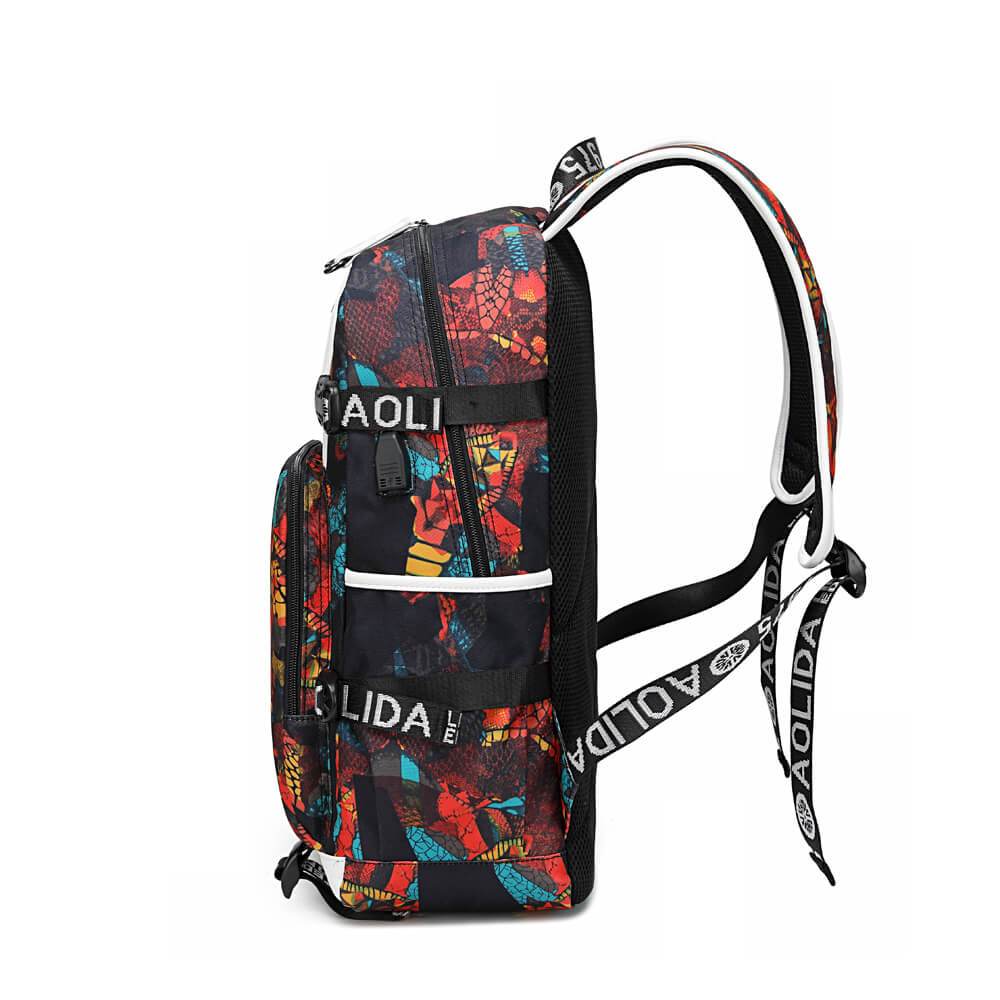 Anime Naruto Uzumaki Hatake Kakashi Uchiha Sasuke #4 USB Charging Backpack School NoteBook Laptop Travel Bags