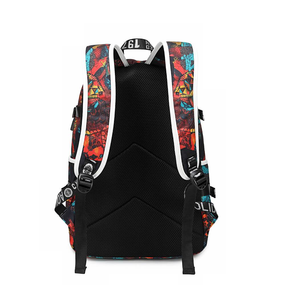 Space USB Charging Backpack School NoteBook Laptop Travel Bags