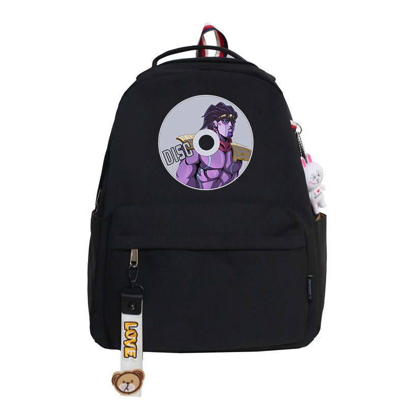 JoJo's Bizarre Adventure Cosplay Backpack School Bag Water Proof