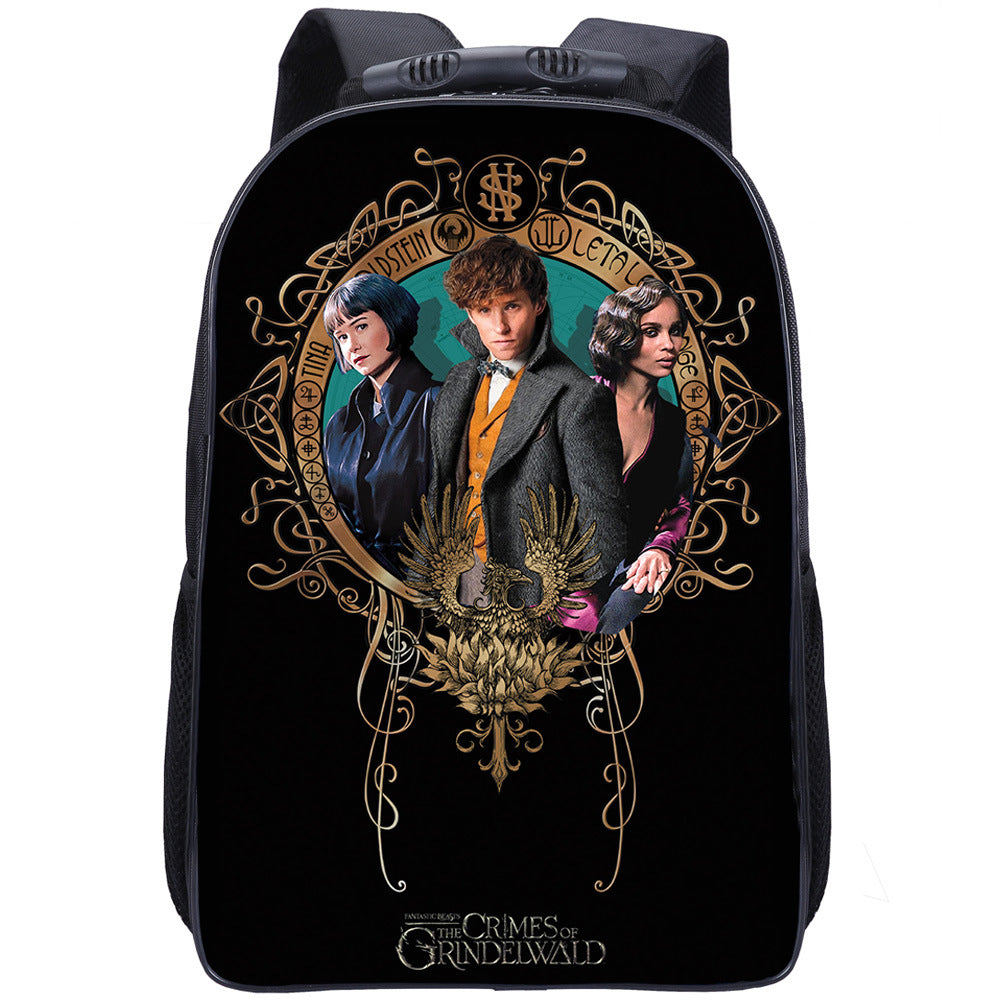 Fantastic Beasts Dumbledore Backpack School Sports Bag for Kids Boy Girl