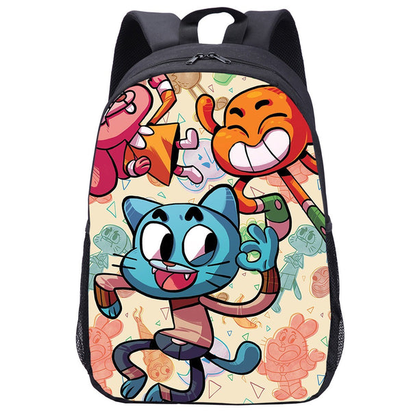 The Amazing World of Gumball Backpack School Sports Bag for Kids Boy ...