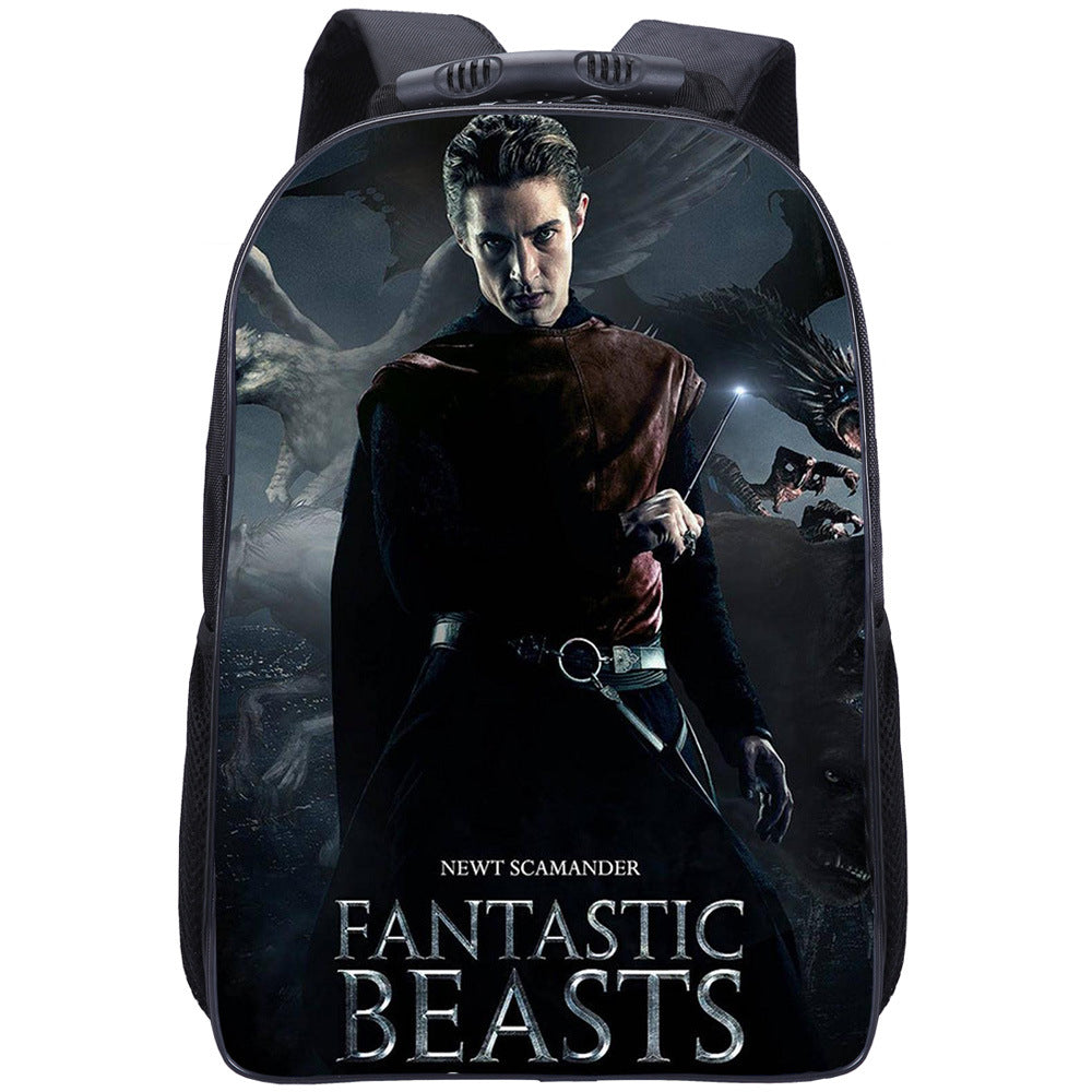 Fantastic Beasts Dumbledore Backpack School Sports Bag for Kids Boy Girl