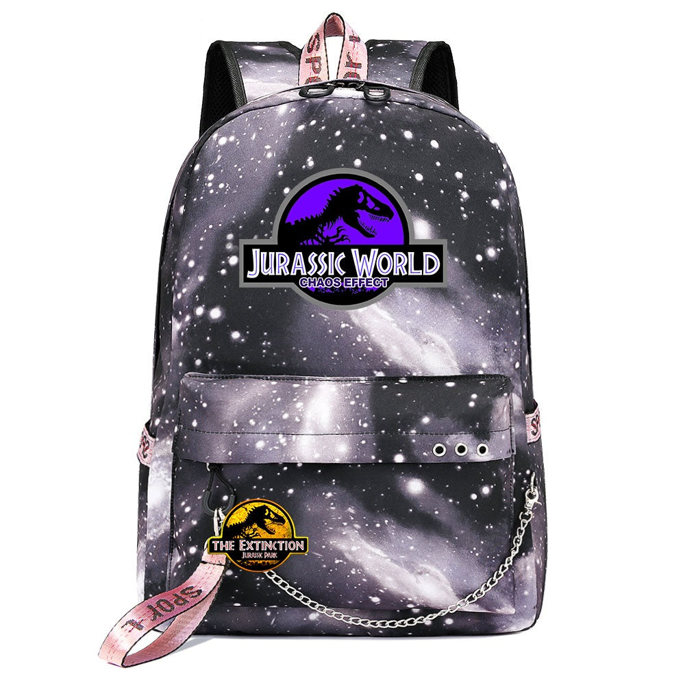 Jurassic World USB Charging Backpack Shoolbag Notebook Bag Gifts for Kids Students