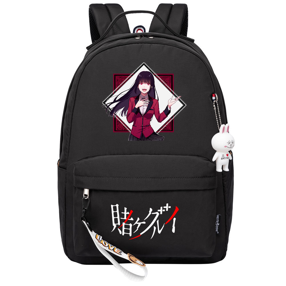 Kakegurui Cosplay Backpack School Bag Water Proof