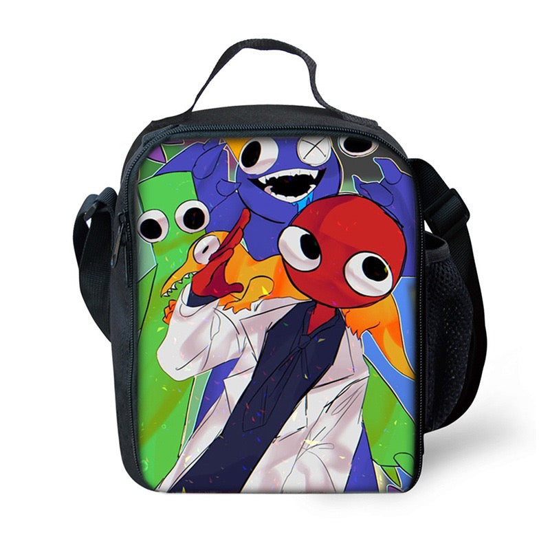 Rainbow Friends Lunch Bag for Boy Kids Thermos Cooler Adults Tote Food Lunch Box