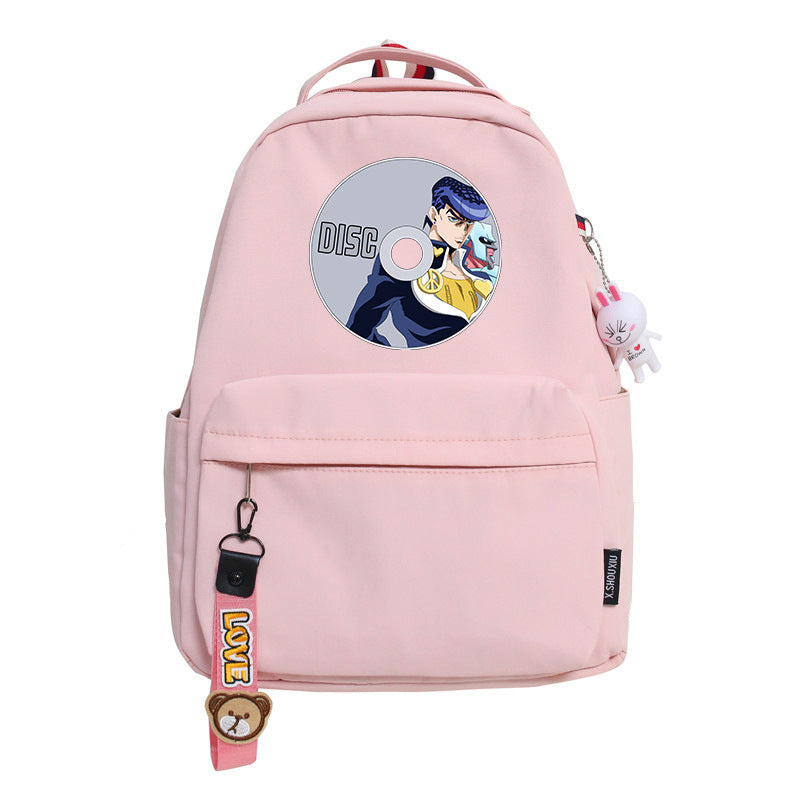 JoJo's Bizarre Adventure Cosplay Backpack School Bag Water Proof