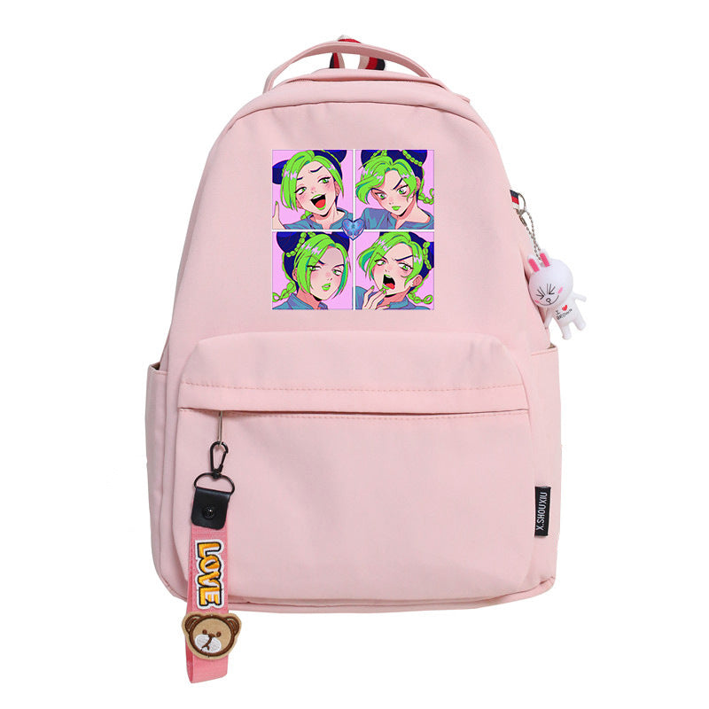 JoJo's Bizarre Adventure Cosplay Backpack School Bag Water Proof